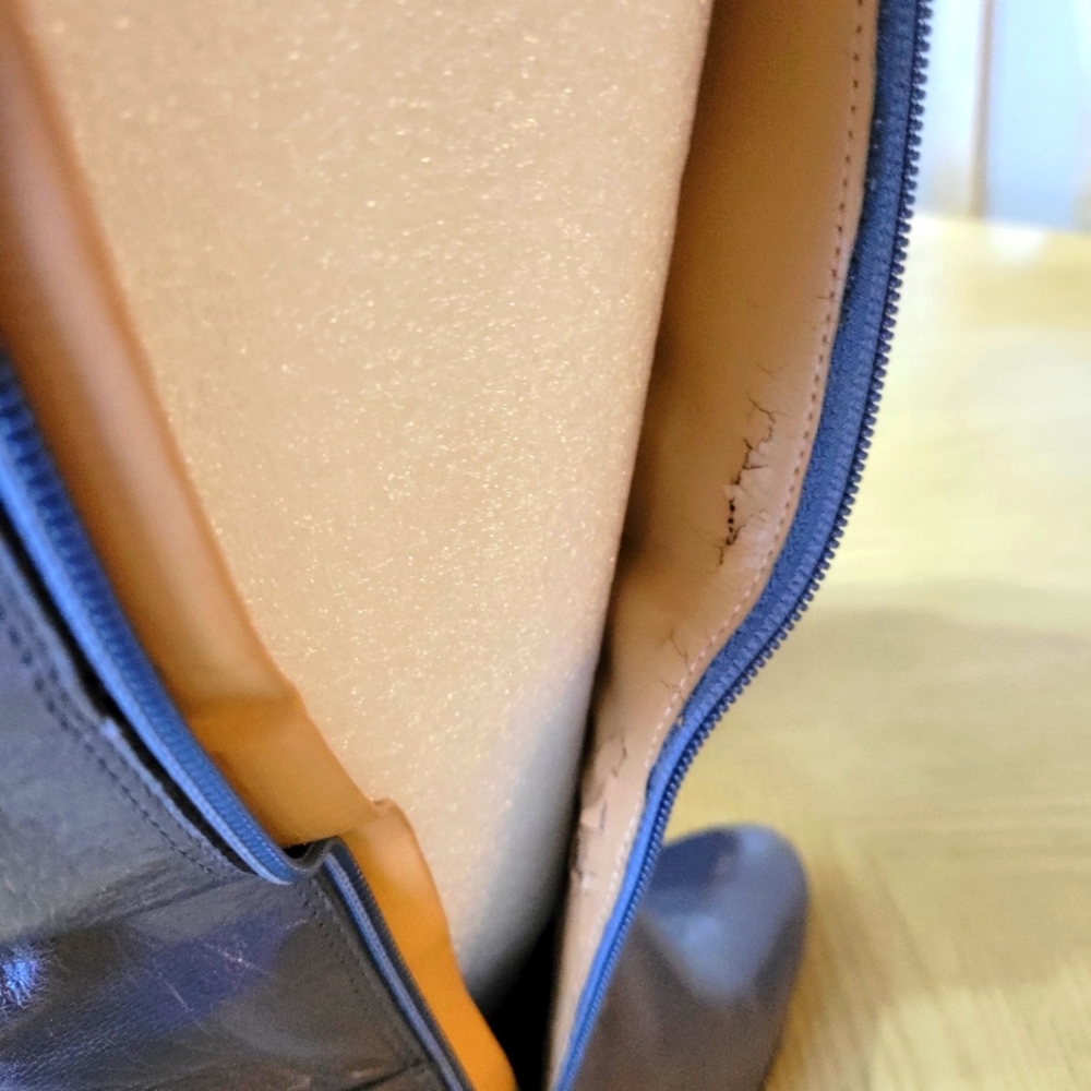 Nine-West Gray Knee-High Boots - Picture 5 of 6